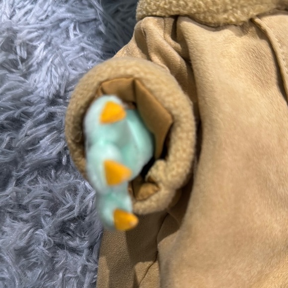 Plush Baby Alien Toy - Green and Tan - Picture 3 of 5